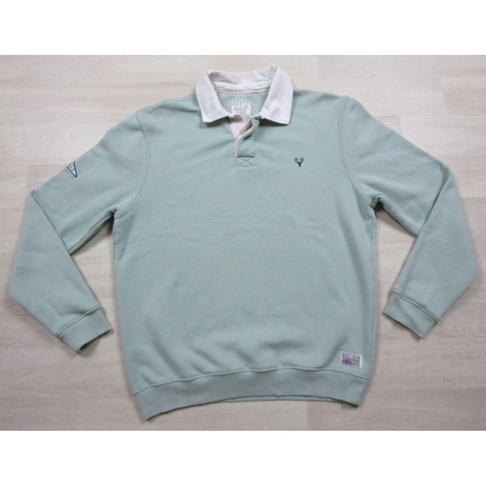 Scott Ellis Rugby League Sweatshirt Men's (L) Preppy Collar